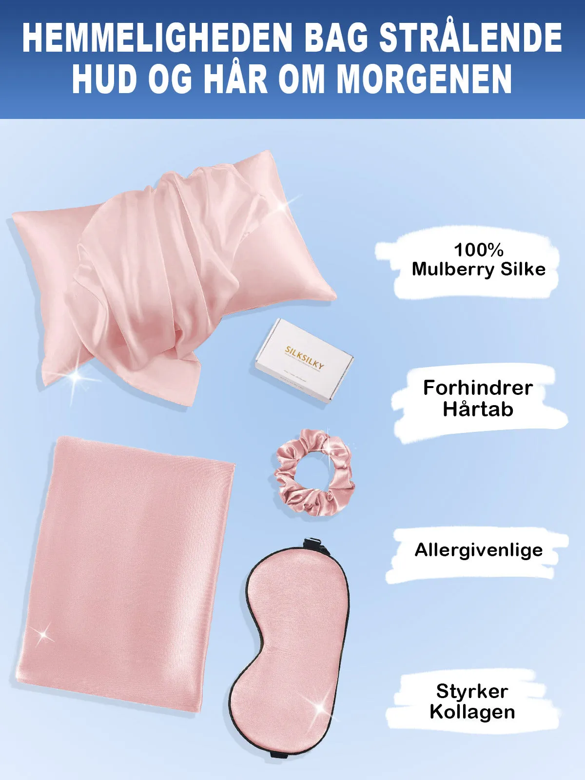 19Momme 3Stk St Silke Hudvenlig Sknhedssvn St (Skjult Lynls Pudebetrk)