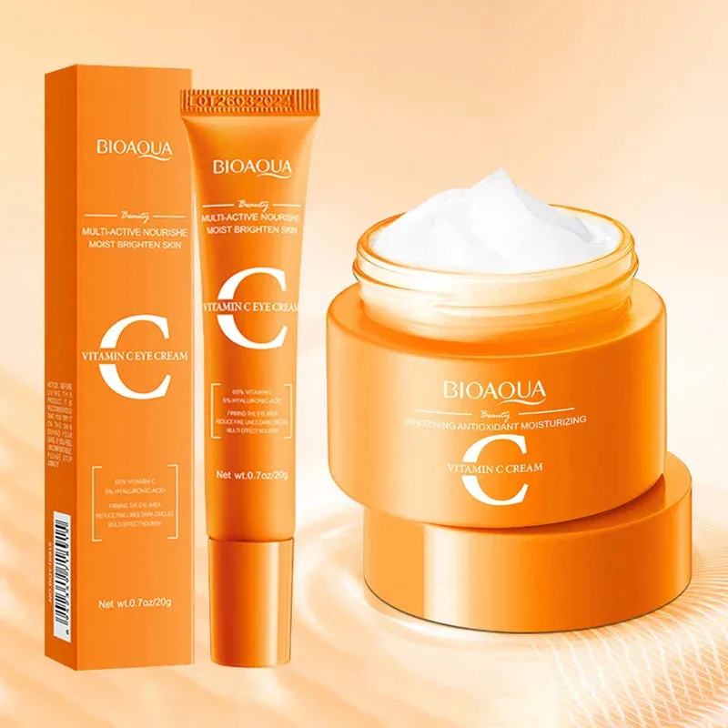2 Piece Vitamin C Skin Care Set Face & Eye Cream