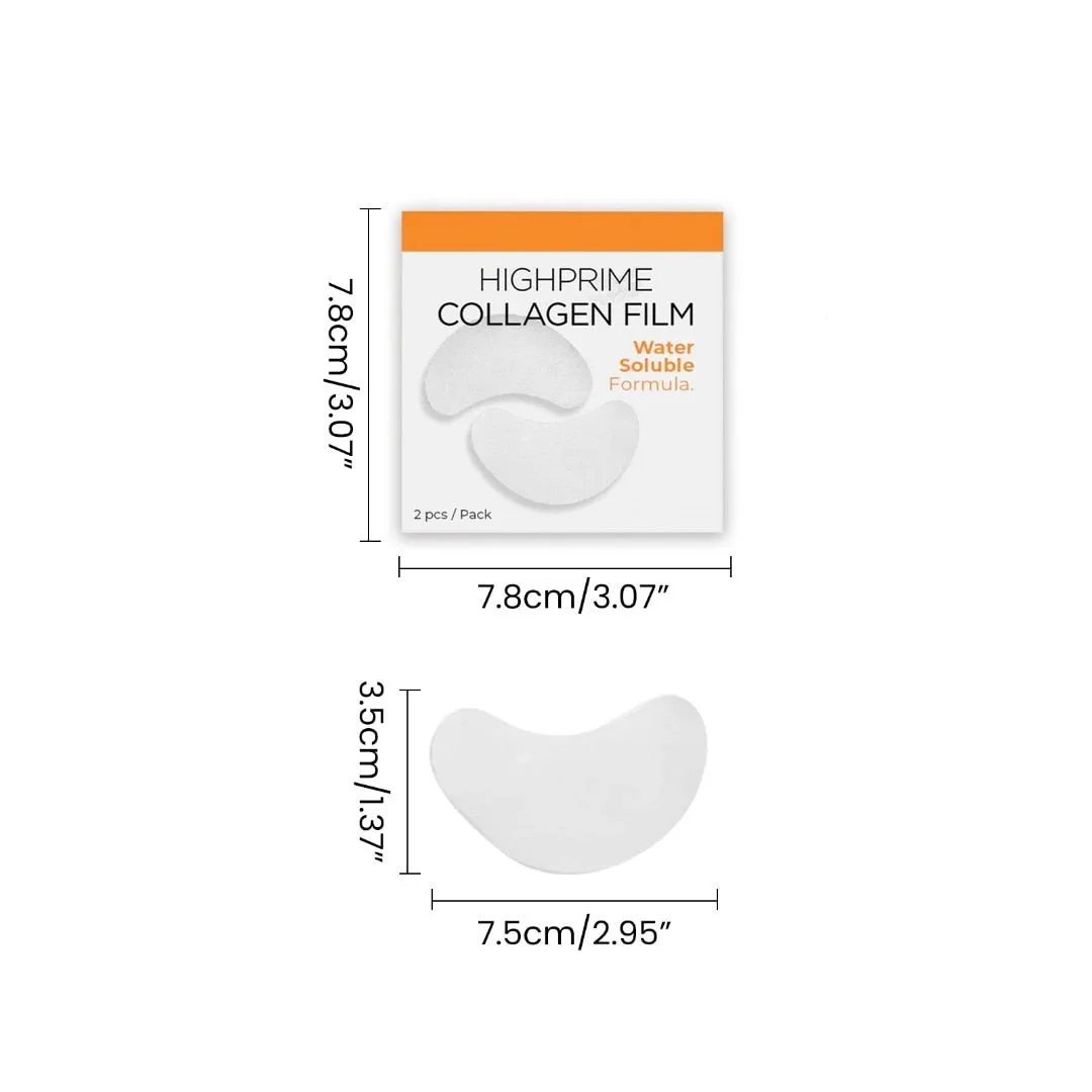 2pcs Highprime Collagen Soluble Film Anti Aging Wrinkles Remove Dark Circles Nourish Mask Moisturizing Lift Firming Skin Care