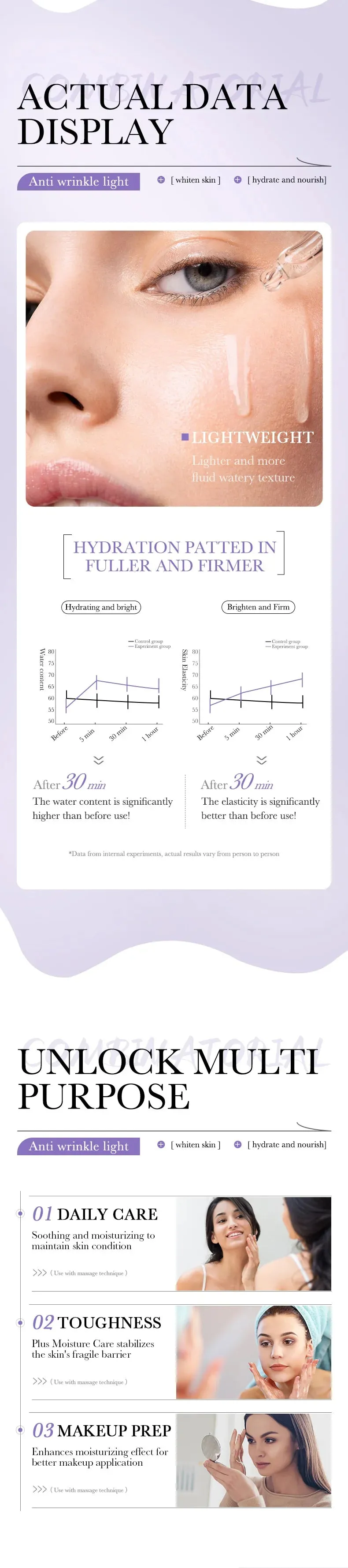 3pcs BIOAQUA Vitamin C Retinol Hyaluronic Acid Serum Face Moisturizing Firming Brightening Facial Essence Skin Care Products