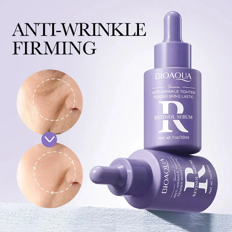 3pcs BIOAQUA Vitamin C Retinol Hyaluronic Acid Serum Face Moisturizing Firming Brightening Facial Essence Skin Care Products