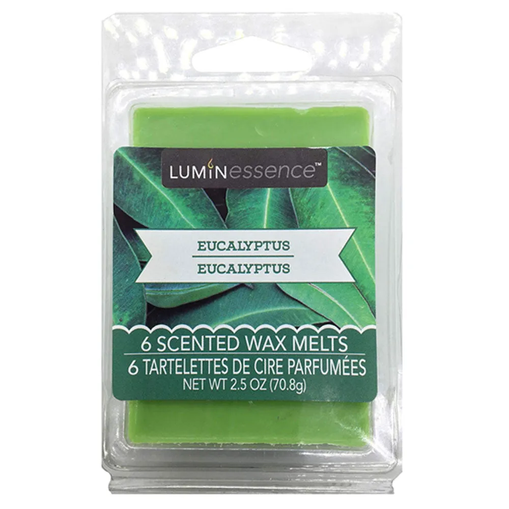 4 Pack Cube Wax Melts Tarts Eucalyptus Scented Candle Warmers Fragrance 2.46oz
