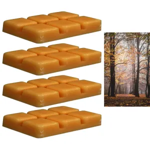 4 Packs Cube Wax Melts Tarts Wooded Path Scented Candle Warmers Fragrance 2.3oz