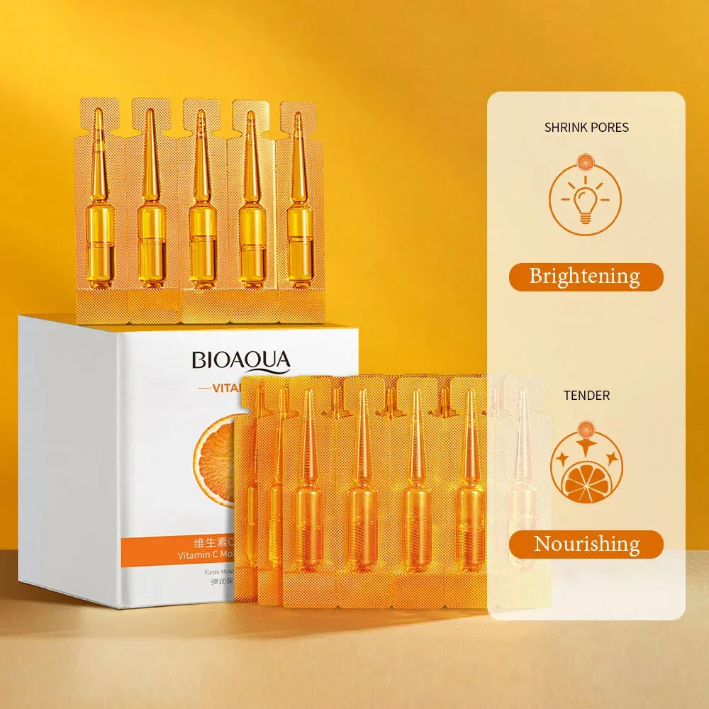 60pcs Vitamin c Moisturizing Refreshing Brightening Nourishing Face Essence/serum