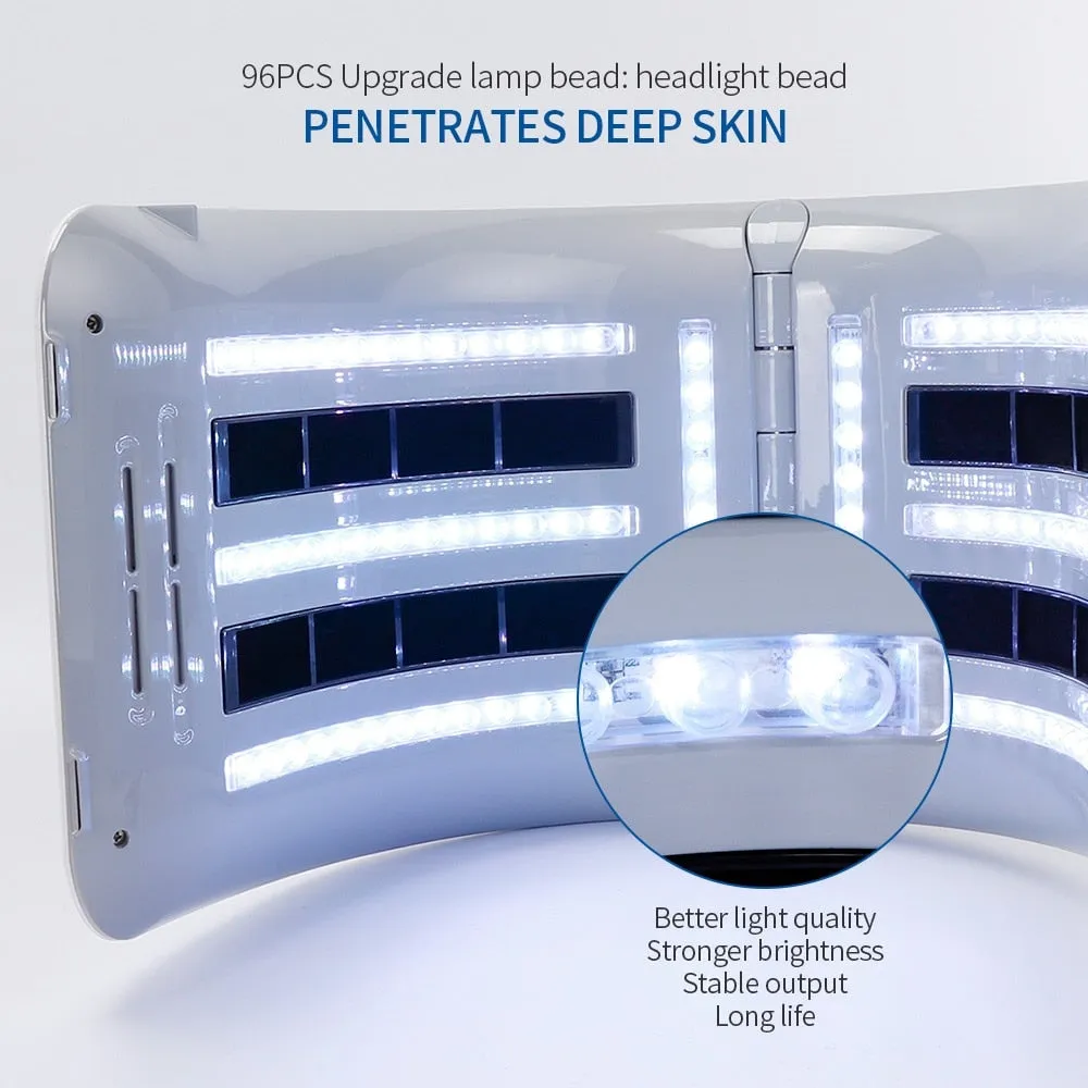 7 Colors PDT LED Photodynamic Therapy Heating Beauty Device LED Facial Mask