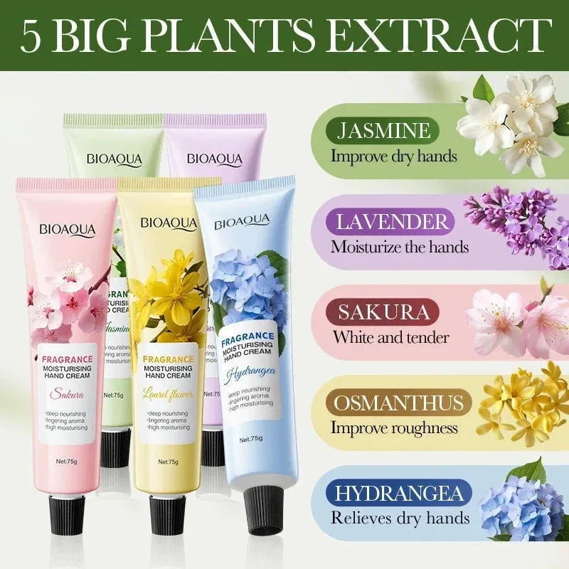 75G Lavender Sakura Hand Cream Moisturizing & Nourishing