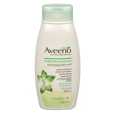 Aveeno Positively Exfoliating Body Wash 532 ml