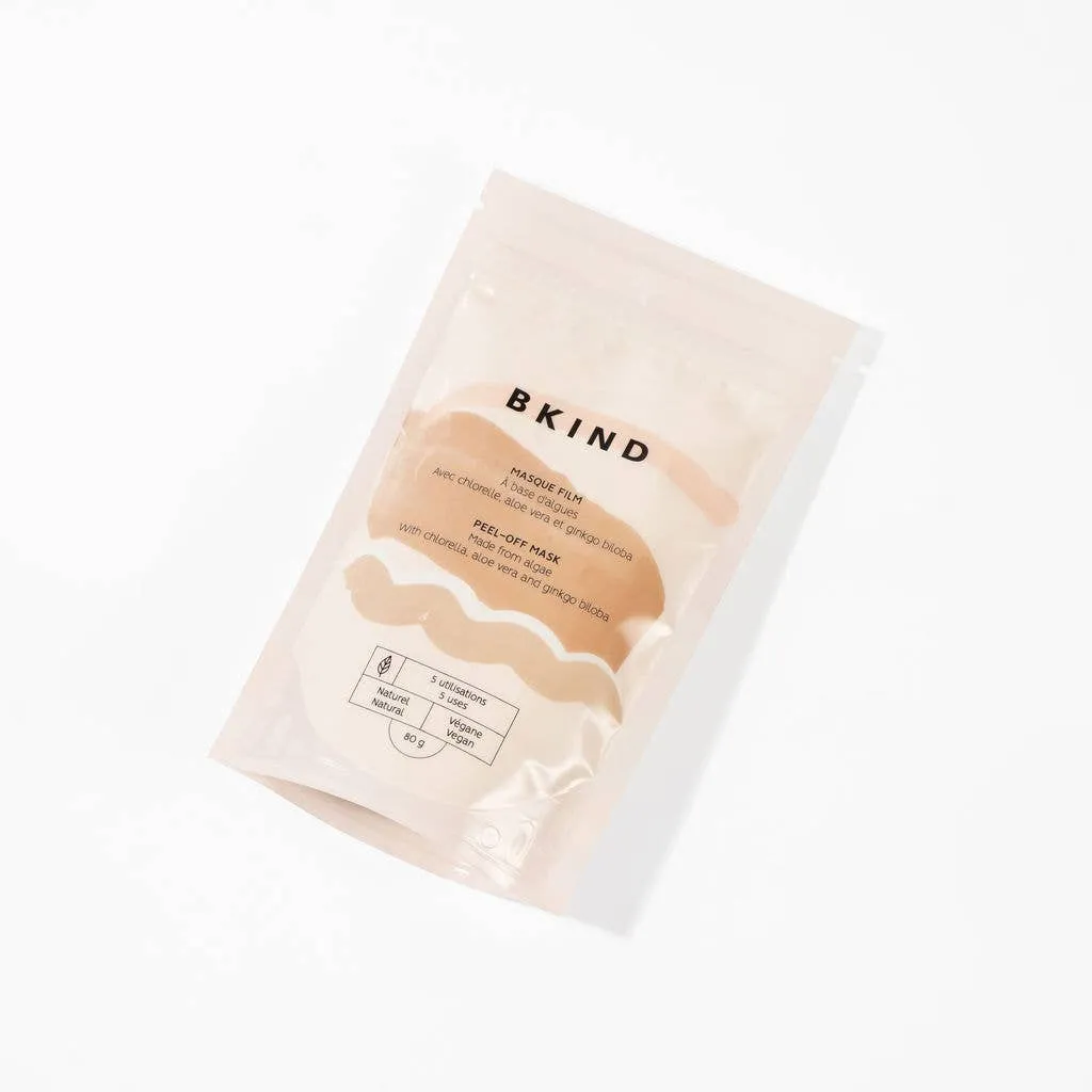 BKIND Algae Peel-off Mask - Chlorella, Aloe Vera & Ginkgo Biloba