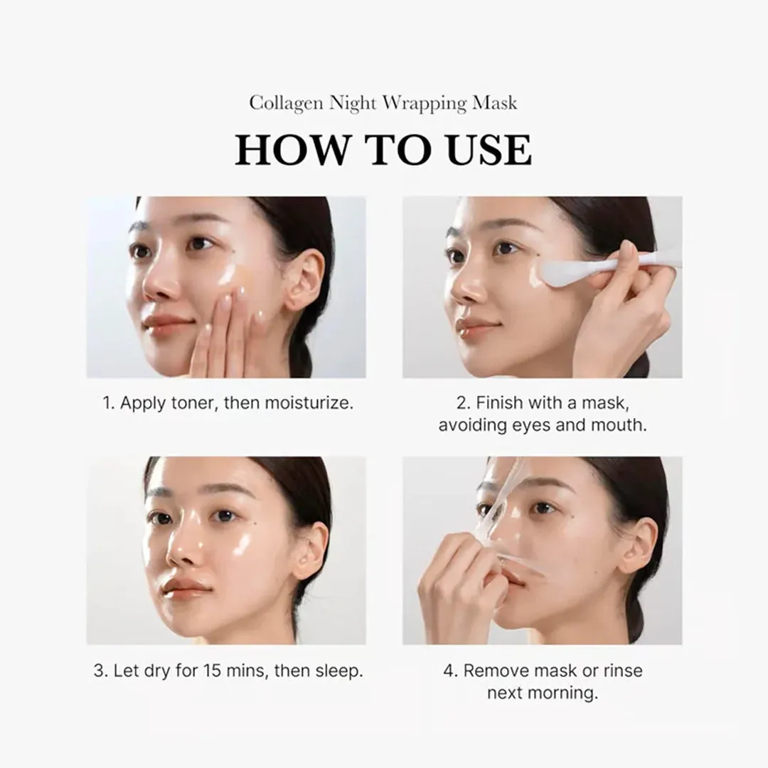 Collagen Night Wrapping Peel Off Mask 