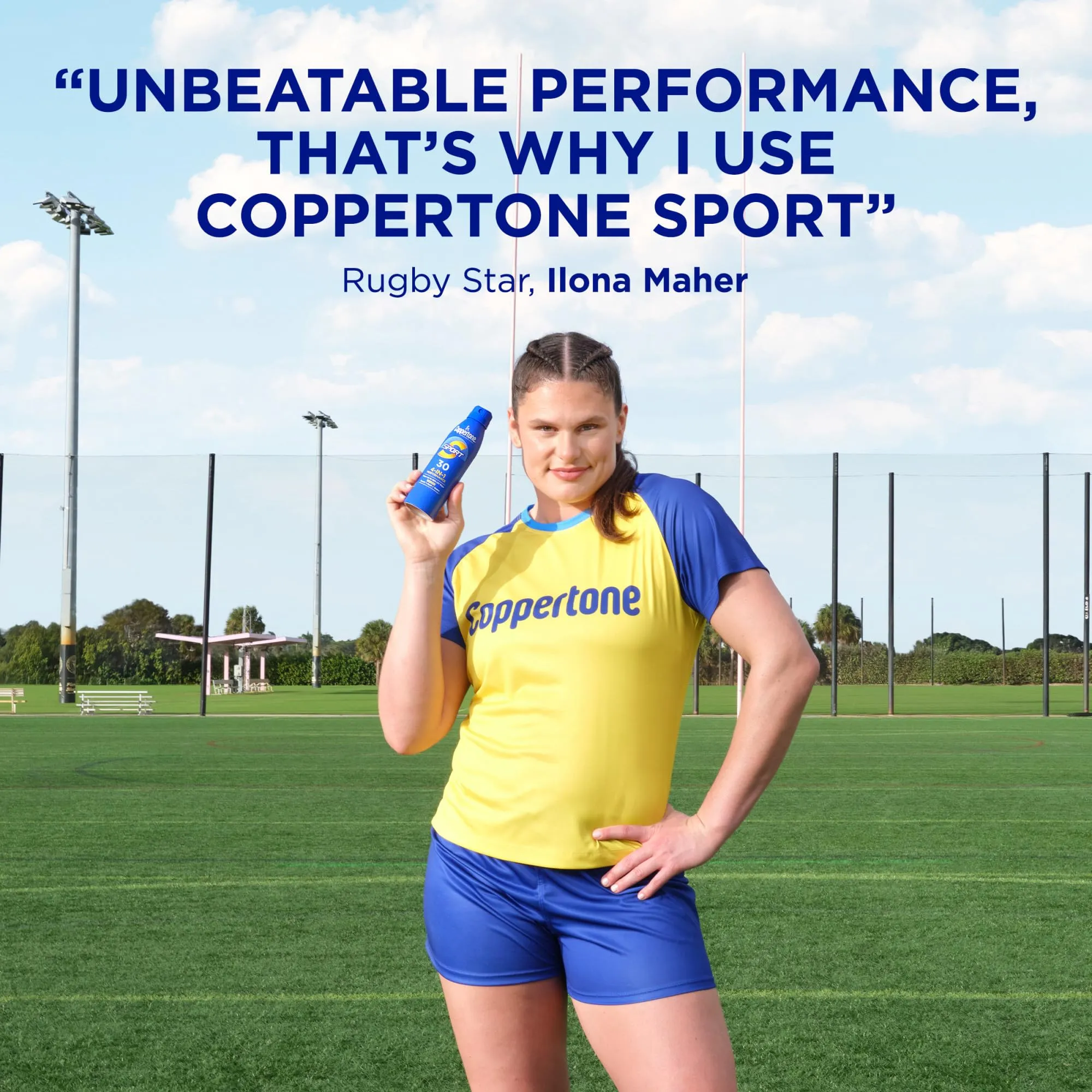 Coppertone Sport SPF 30 Sunscreen Spray, Body Sunscreen, Water Resistant Spray Sunscreen, 5.5 Oz, Pack of 2 (Packaging May Vary)