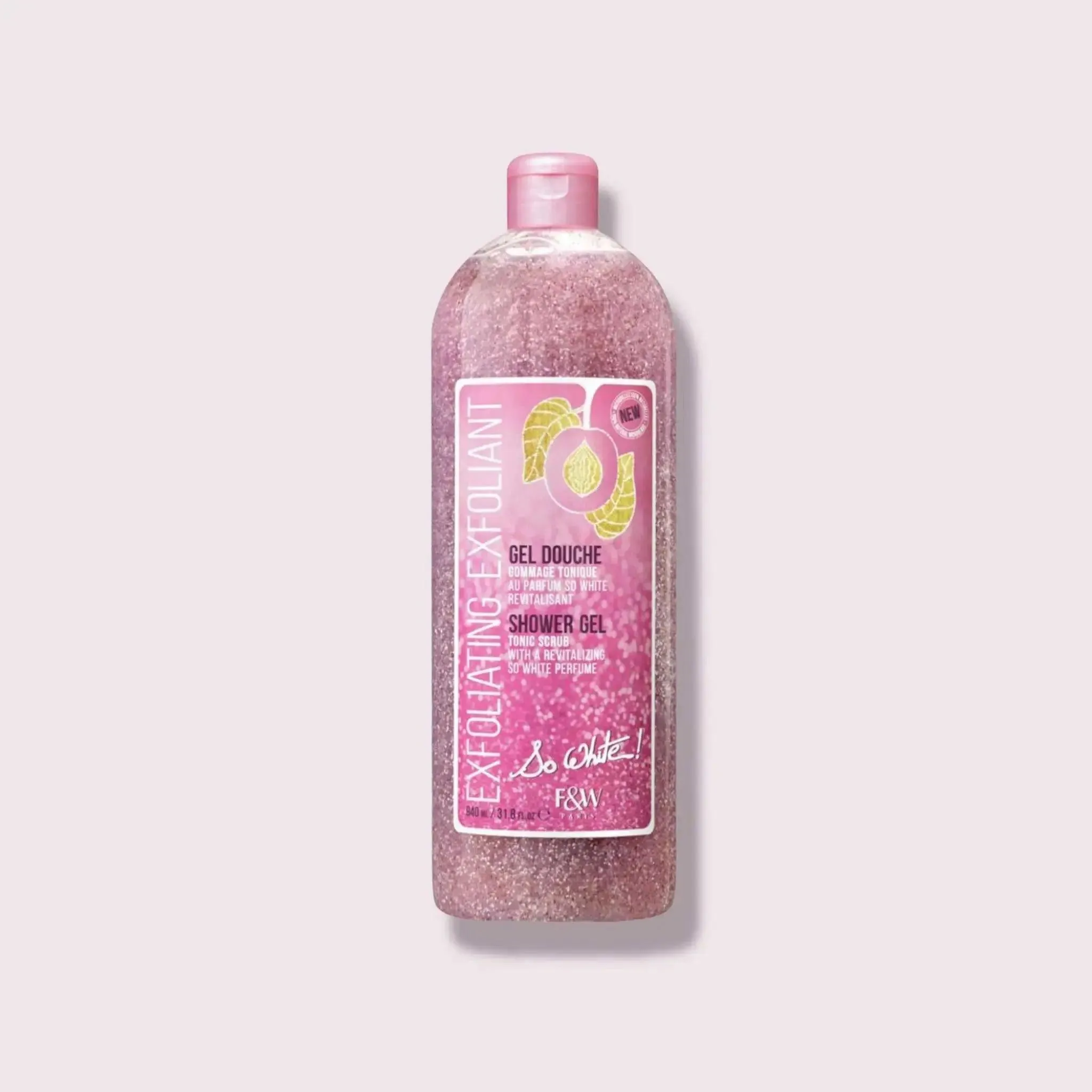 Fair and White so White Exfoliating Exfoliant Shower GEL Tonic Scrub 940 Ml