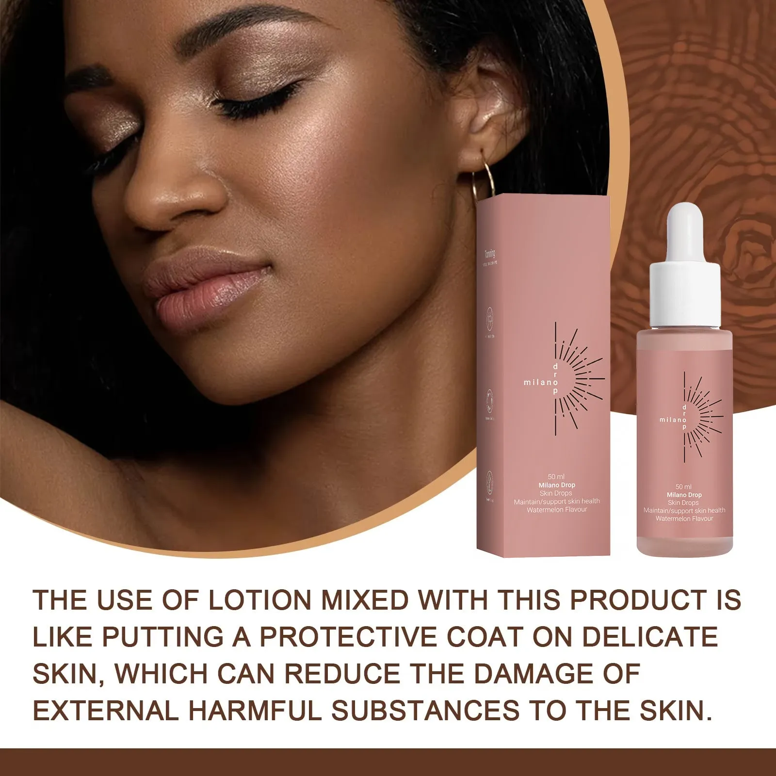 Fine Line Repair Skin Serum Dark Bronzer Self Tanning Serum Drops