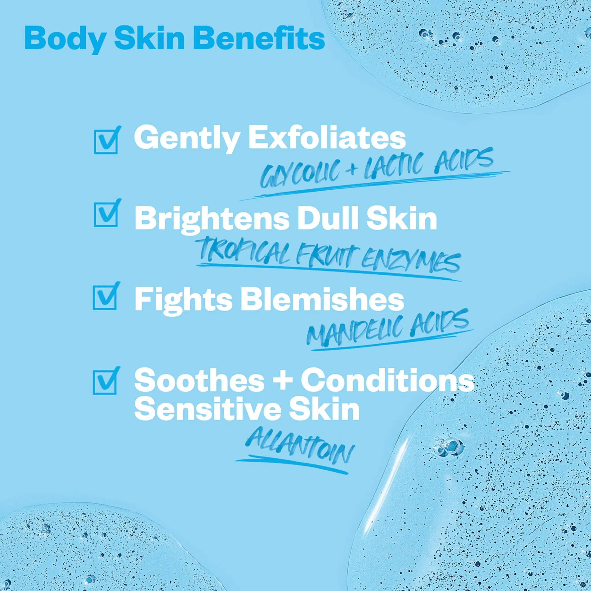 Good Body Skin AHA and Enzyme Exfoliating Body Wash