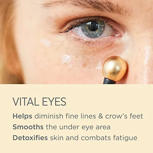 ISDIN Isdinceutics Vital Eyes - Night Eye Cream for Wrinkles Formulated with Melatonin, Cooling Applicator Included