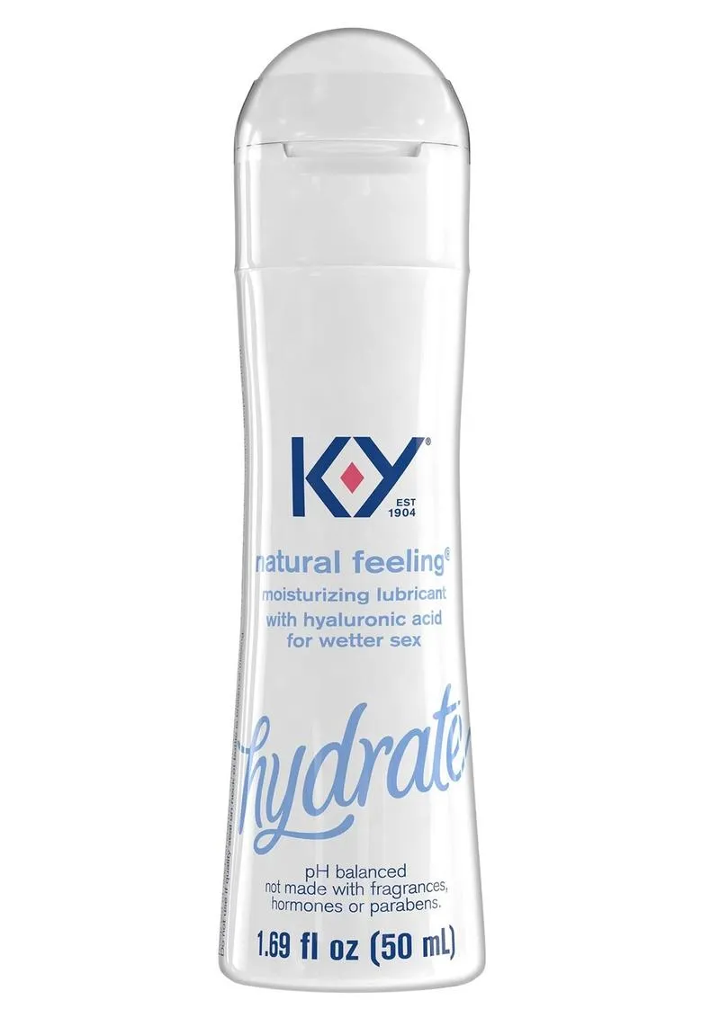 K-Y Hydrate Natural Feeling Moisturizing Lubricant with Hyaluronic Acid