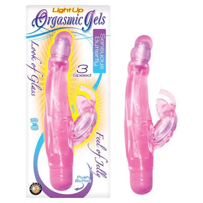 LIGHT UP ORGASMIC GELS - SENSUOUS BUTTERFLY