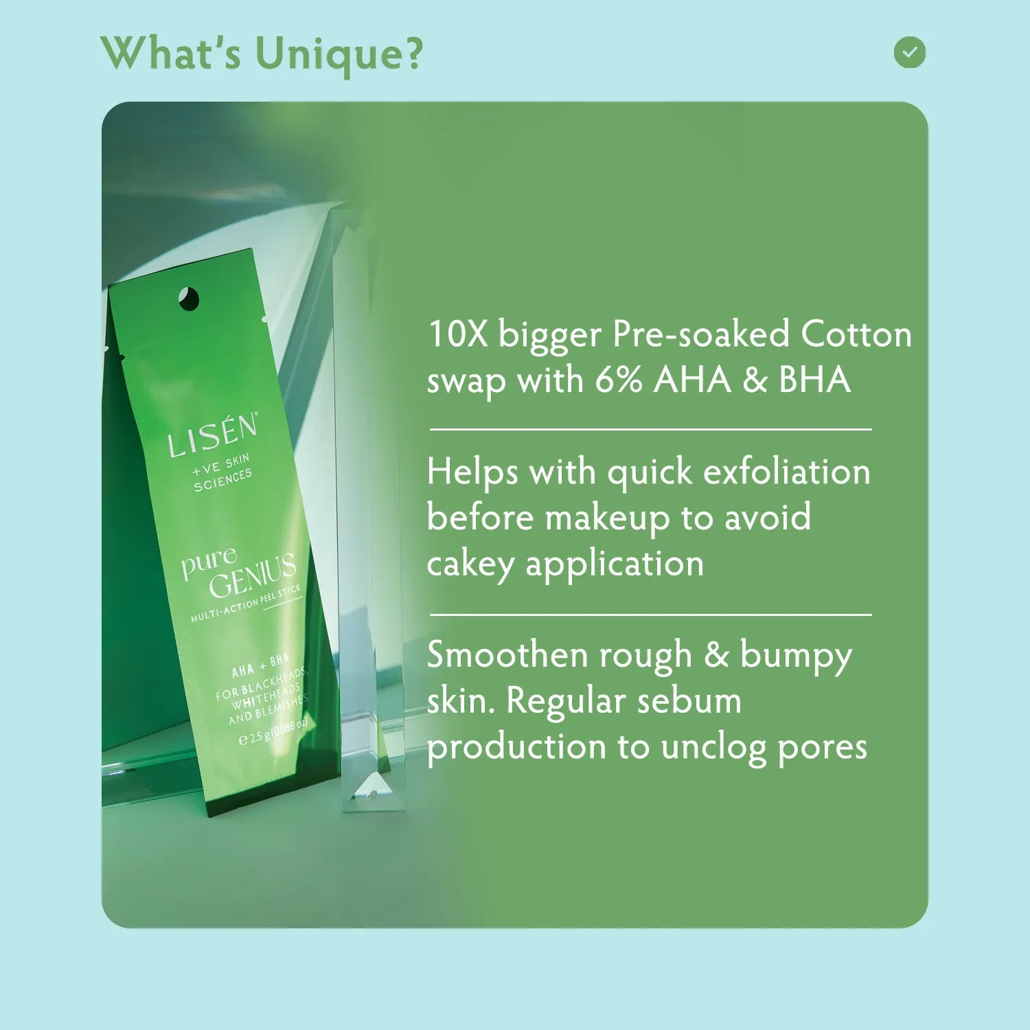 Multiple Action Peel Stick for Blackheads, Whiteheads and Blemishes Pack of 10