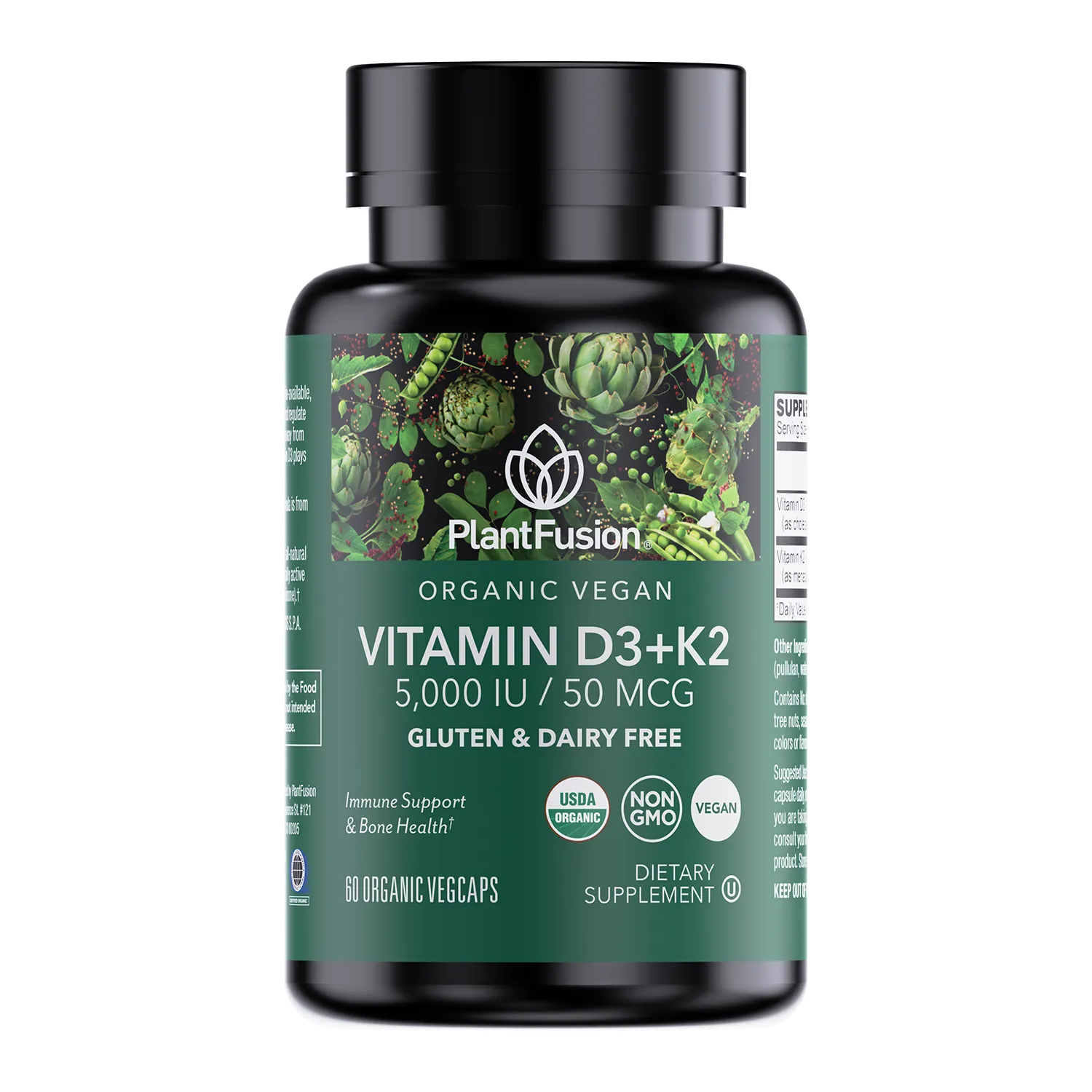 Organic Vegan Vitamin D3   K2 - Save 20%