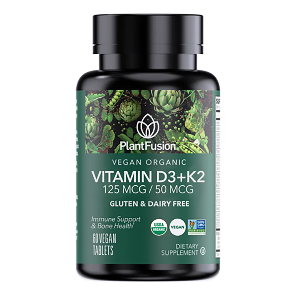 Organic Vegan Vitamin D3   K2