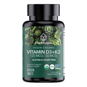 Organic Vegan Vitamin D3   K2