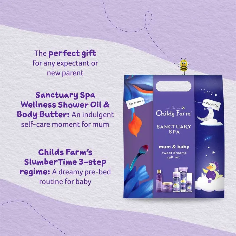 Sanctuary X Childs Farm Mum and Baby Sweet Dreams Gift