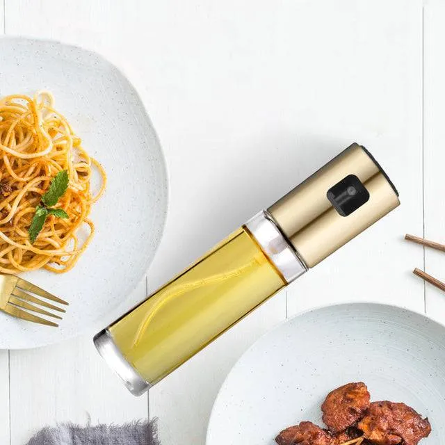 Silicone Oil Bottle Baking Barbecue Grill Oil Brush Dispenser