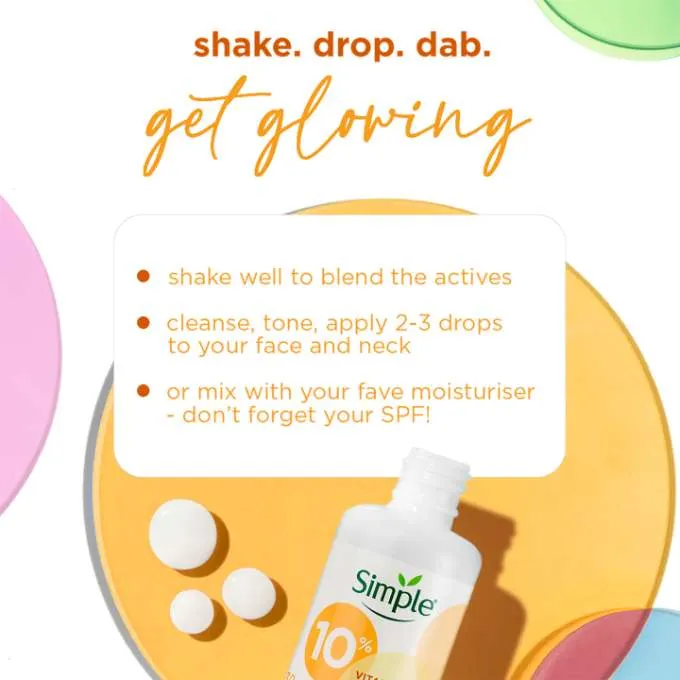 SIMPLE 10% VITAMINS C   E   F SERUM