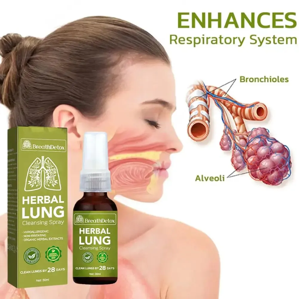 Throat Spray Lung Cleaning Herbal Body Health Ointment Care Inflammation Cleansing Cream Creams Skin Mouth Throat C0C3