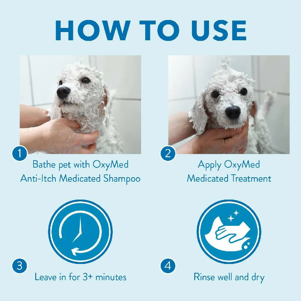 Tropiclean OxyMed Medicated Oatmeal Treatment Soothing Rinse For Pets (20 oz)